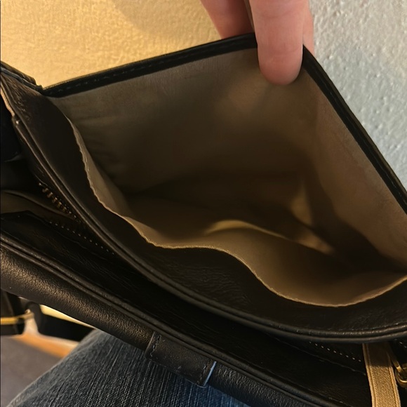 Black Leather Crossbody Bag - Picture 6 of 6